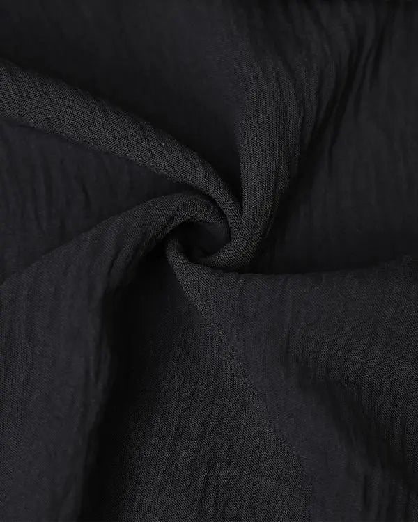 Floral Embroidery Mesh Splice Long Sleeve Side Drawstring Dress