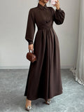 Long Sleeve Maxi Shirt Dress