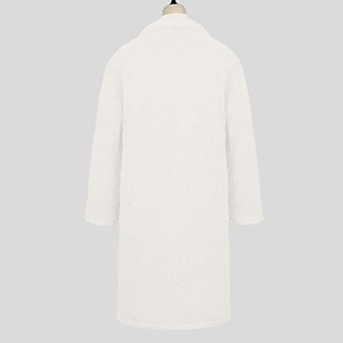 Womens Casual Berber Fleece Quilted Jackets Boyfriend Oversized Long Sleeve Fall Shirts Casual Jacket Coats Button Down