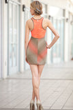 Multi-Color Lace Knit Dress
