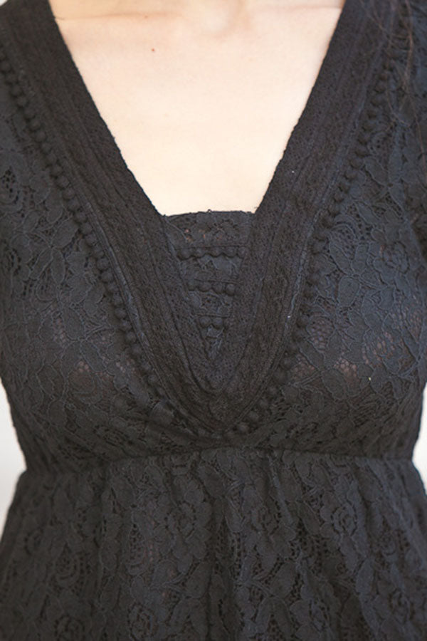 Lace Black Dress