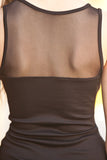 Mesh Trimmed Dress