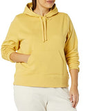 Women's French Terry Fleece Pullover Hoodie (Available in Plus Size), Dark Yellow, X-Large