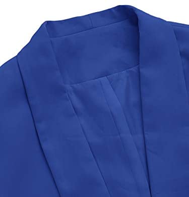 Women's Shawl Collar 3/4 Ruched Sleeve Open Front Blazer Jacket