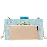 Clutch Purses for Women-Evil Eye Acrylic Clutch Glitter Purse Evening Bag Chain Shoulder Crossbody Handbags