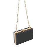 Women Acrylic Transparent Gold star Evening Bags Purses Clutch Vintage Banquet Handbag (Pink) Medium