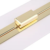 Women Acrylic Transparent Gold star Evening Bags Purses Clutch Vintage Banquet Handbag (Pink) Medium