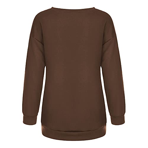 Hoodie for Women Pullover Sweatshirt Women's Loose Sweatshirt Top Printed Sleeve Oversized Aesthetic Clothes