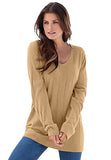 Women's Plus Size Fine Gauge Drop Needle V-Neck Sweater