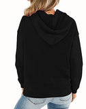 Womens Casual Hoodies Crew Neck Long Sleeve Sweatshirts With Pocket Lightweight Pullover Tops-Gradient