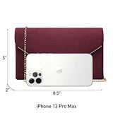 Ladies' Velvet Evening Clutch Handbag Formal Party Clutch For Women With Chain Strap (Rose)