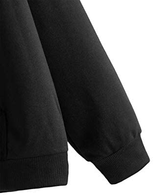 Women's Rocket & Letter Graphic Kangaroo Pocket Long Sleeve Hoodie Sweatshirts