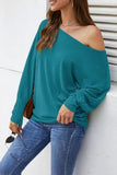 Long Sleeve Tops for Women,Sexy Off Shoulder Tops Oversized Pullover Sweater Casual Fall Shirts Tunic Blouse