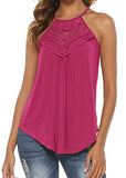 Summer Tops for Women Halter Strappy Tank Tops Casual Sleeveless Workout Shirts Blouses Grey