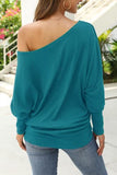 Long Sleeve Tops for Women,Sexy Off Shoulder Tops Oversized Pullover Sweater Casual Fall Shirts Tunic Blouse