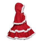 Christmas Dresses for Women Solid Color Fashion Warm Halter Dress Suit with Cloak (S, Dress) …