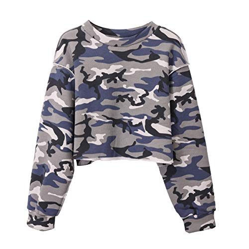 Women Pullover Cropped Hoodies Long Sleeves Sweatshirts Casual Crop Tops for Fall Winter ( Apricot)