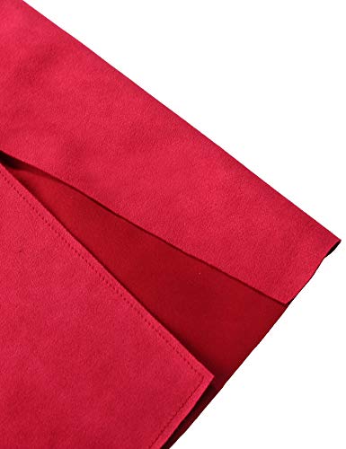 Bellivera Women Faux Suede Leather Pencil Skirt, Spring Fall Casual Midi Skirts Spring and Summer Hip Wrapped Back Split FF21 Camel L