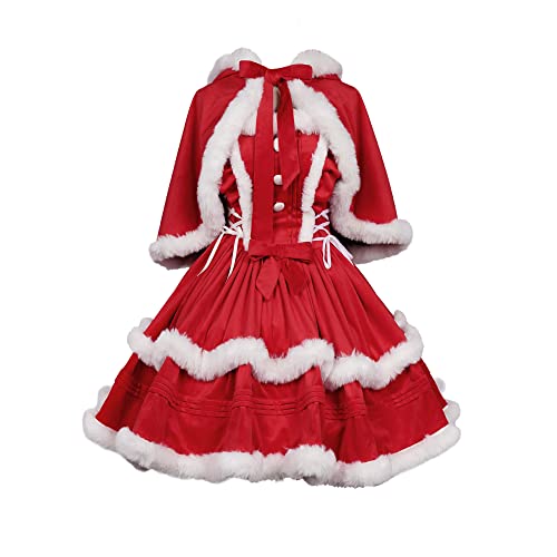 Christmas Dresses for Women Solid Color Fashion Warm Halter Dress Suit – Divahotcouture