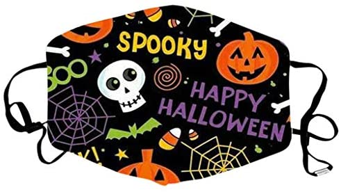 Halloween Decorations Facemask Reusable Face Bandana Decorative Face_Mask Scarf Fashion Outdoor and Indoor: Clothing