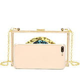 Clutch Purses for Women-Evil Eye Acrylic Clutch Glitter Purse Evening Bag Chain Shoulder Crossbody Handbags