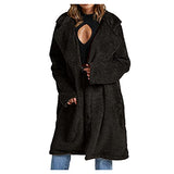 Womens Casual Berber Fleece Quilted Jackets Boyfriend Oversized Long Sleeve Fall Shirts Casual Jacket Coats Button Down