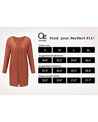 Women's Leopard Print Open Front Cardigan Shirt with Pockets Long Sleeve Lightweight Coat(Leopard01,M)