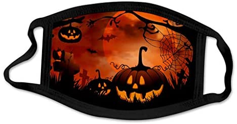 Halloween Decorations Facemask Reusable Face Bandana Decorative Face_Mask Scarf Fashion Outdoor and Indoor: Clothing