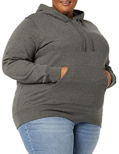 Women's French Terry Fleece Pullover Hoodie (Available in Plus Size), Dark Yellow, X-Large