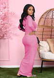 Women's Maxi Dress Sexy Bodycon Long Sleeve Pullover Hoodie Casual Slim Sweatshirt Gray