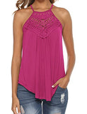 Summer Tops for Women Halter Strappy Tank Tops Casual Sleeveless Workout Shirts Blouses Grey