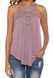 Summer Tops for Women Halter Strappy Tank Tops Casual Sleeveless Workout Shirts Blouses Grey