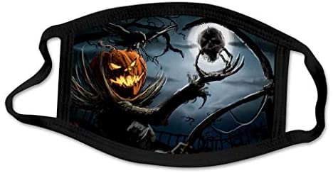 Halloween Decorations Facemask Reusable Face Bandana Decorative Face_Mask Scarf Fashion Outdoor and Indoor: Clothing