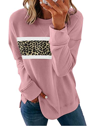BTFBM Women Sweatshirts Tie Dye Print Striped Color Block Long Sleeve Comfy Loose Soft Casual T Shirts Pullover (S-2XL) (Aztec Print Grey, Small)