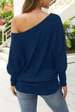 Long Sleeve Tops for Women,Sexy Off Shoulder Tops Oversized Pullover Sweater Casual Fall Shirts Tunic Blouse