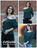 Long Sleeve Tops for Women,Sexy Off Shoulder Tops Oversized Pullover Sweater Casual Fall Shirts Tunic Blouse