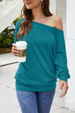 Long Sleeve Tops for Women,Sexy Off Shoulder Tops Oversized Pullover Sweater Casual Fall Shirts Tunic Blouse