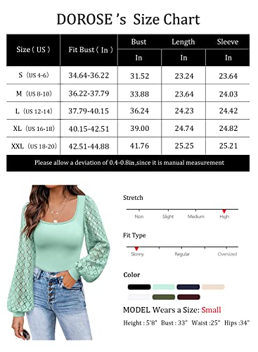 Women's Puff Sleeve Tops Mesh Sexy Casual Tee Shirts Blouses