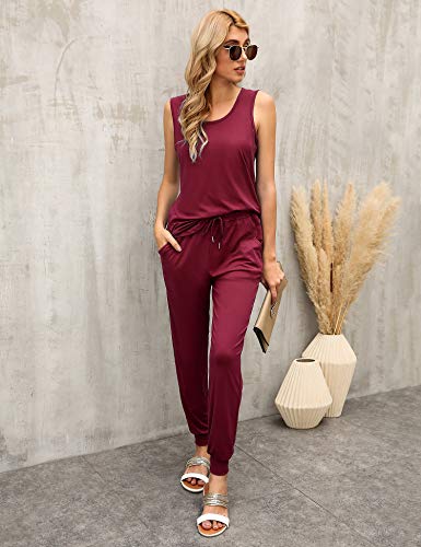 Women's Long Sleeve Loungewear Crewneck Pullover Tops Long Pants Sweatsuits Tracksuits with Pockets Army Green