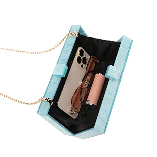 Clutch Purses for Women-Evil Eye Acrylic Clutch Glitter Purse Evening Bag Chain Shoulder Crossbody Handbags