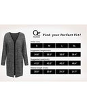 Women's Leopard Print Open Front Cardigan Shirt with Pockets Long Sleeve Lightweight Coat(Leopard01,M)