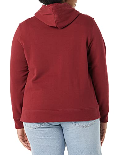 Women's French Terry Fleece Pullover Hoodie (Available in Plus Size), Dark Yellow, X-Large