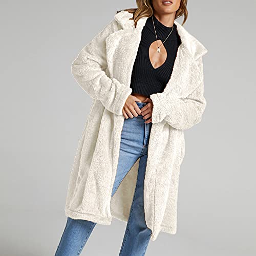 Womens Casual Berber Fleece Quilted Jackets Boyfriend Oversized Long Sleeve Fall Shirts Casual Jacket Coats Button Down