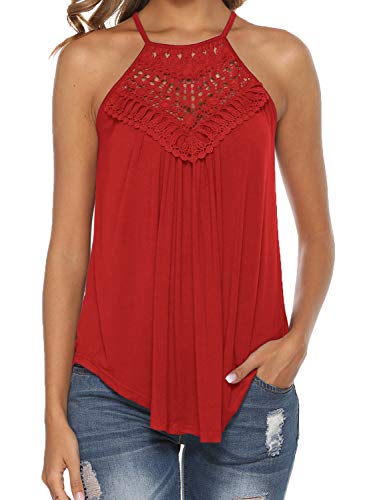 Summer Tops for Women Halter Strappy Tank Tops Casual Sleeveless Workout Shirts Blouses Grey