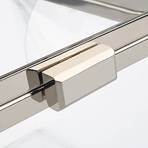 Women Acrylic Transparent Gold star Evening Bags Purses Clutch Vintage Banquet Handbag (Pink) Medium