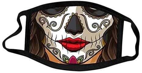 Halloween Decorations Facemask Reusable Face Bandana Decorative Face_Mask Scarf Fashion Outdoor and Indoor: Clothing