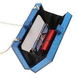 Clutch Purses for Women-Evil Eye Acrylic Clutch Glitter Purse Evening Bag Chain Shoulder Crossbody Handbags