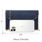 Ladies' Velvet Evening Clutch Handbag Formal Party Clutch For Women With Chain Strap (Rose)