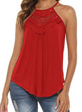 Summer Tops for Women Halter Strappy Tank Tops Casual Sleeveless Workout Shirts Blouses Grey