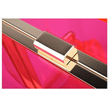 Women Acrylic Transparent Gold star Evening Bags Purses Clutch Vintage Banquet Handbag (Pink) Medium